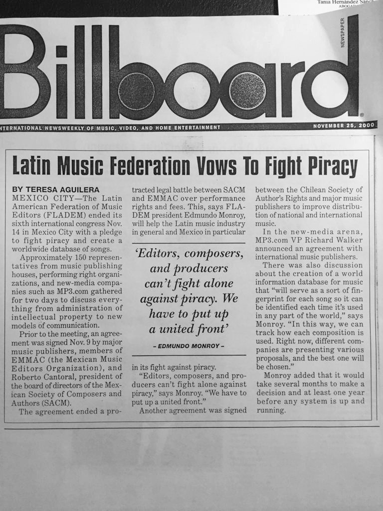 Noticia Billboard 2000